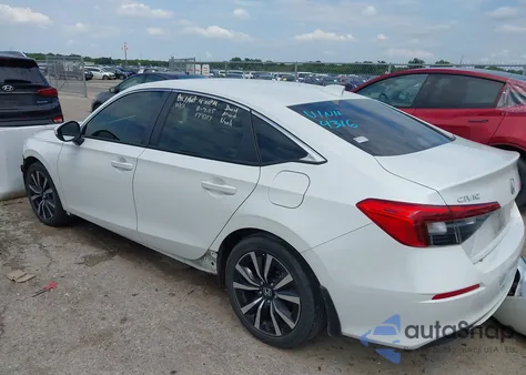 2022 Honda Civic Ex из США, поврежденный, VIN JHMFE1F76NX003035